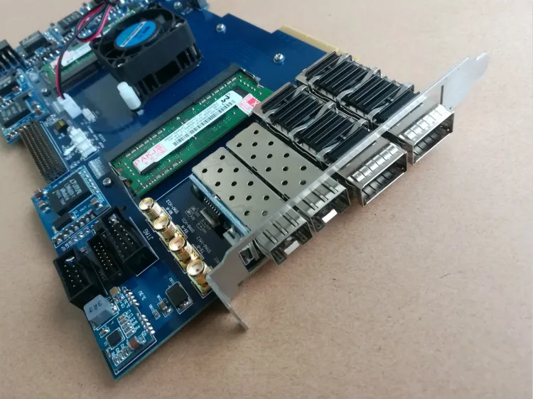  Fpga Pcie Placa de desarrollo Fpga velocidad Kintex7 alto rendimiento informática profundidad borde