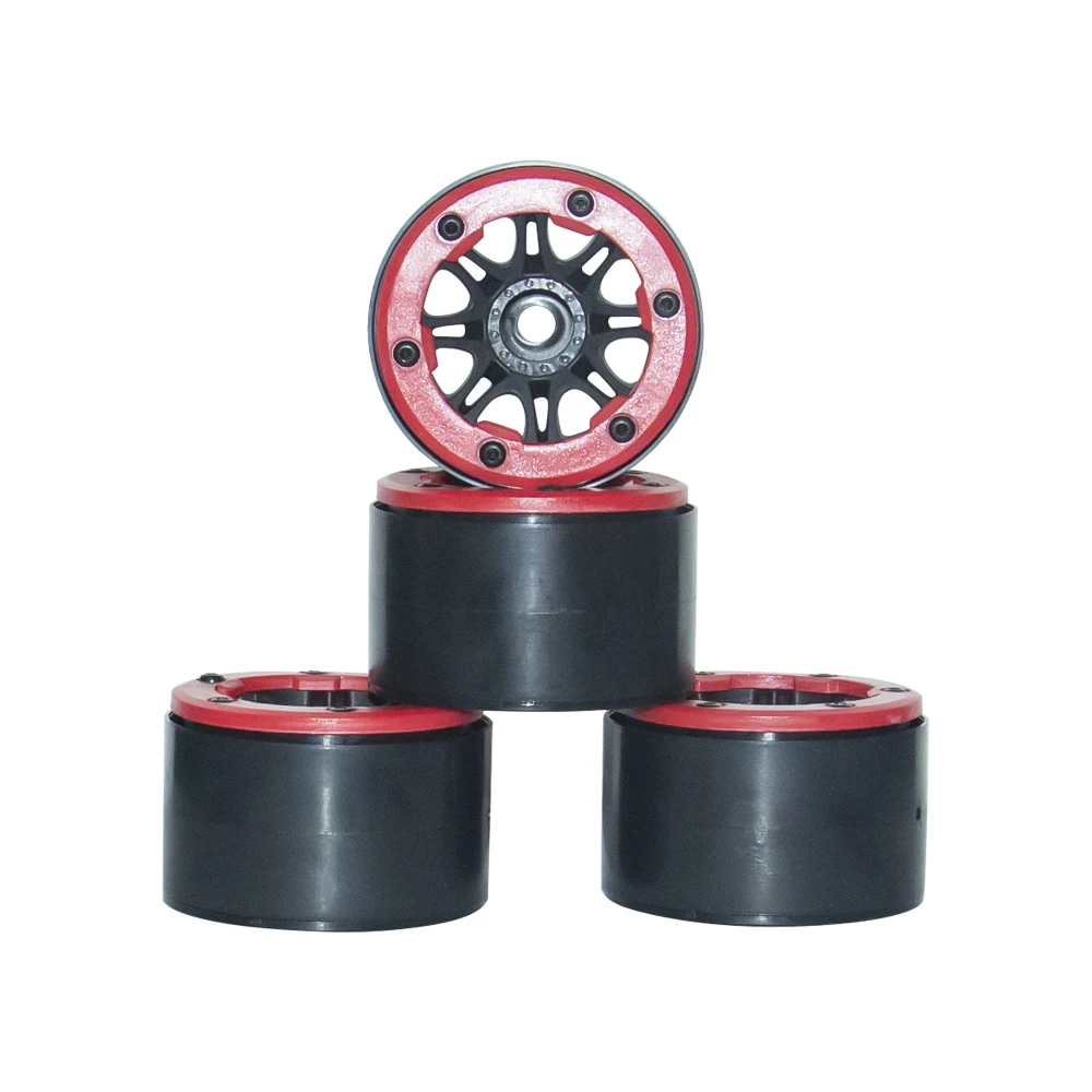 

ARC0079 4PCS 2.2 Inch Plastic RC Beadlock Wheel Rim for 1:10 RC Crawler Axial SCX10 RR10 90048 Wraith Yeti Remote Control Car