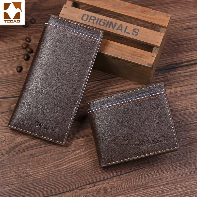 

leather genuine Mens wallet Long short style Man's clutch Card holder Male monedero Carteira masculina Man carteras card purse