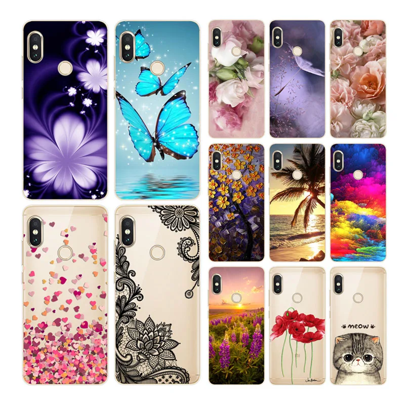

Goterfly The new case For Redmi Note 5 Phone case soft silicon cute printing protective Back cover For Redmi Note 5 PRO Fashion