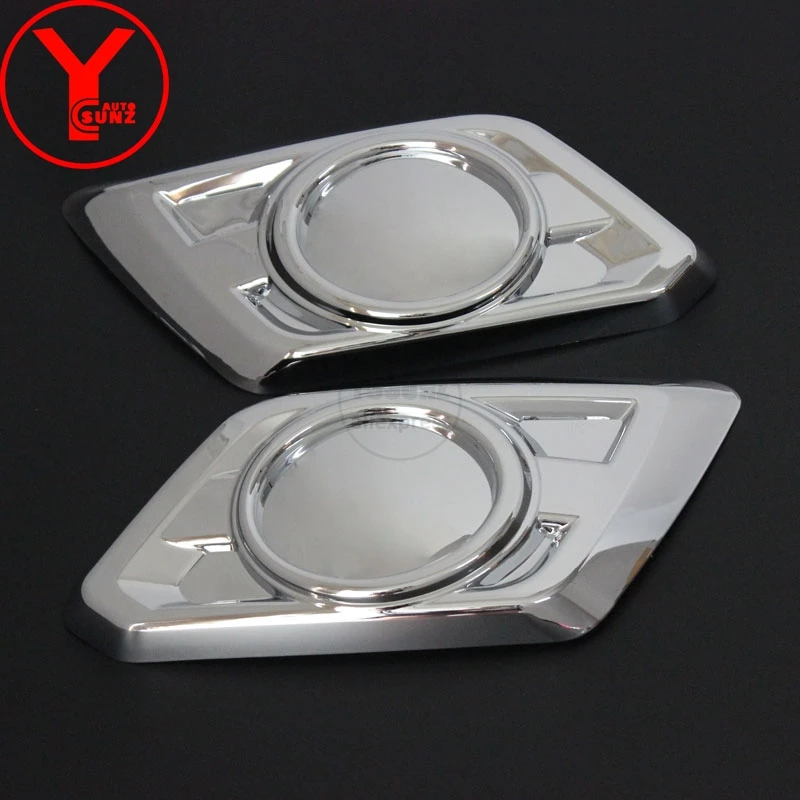 

chrome front fog light cover For NISSAN X-Trail t32 2014 2015 2016 ABS lamp hoods part for nissan x trail t32 accessories YCSUNZ