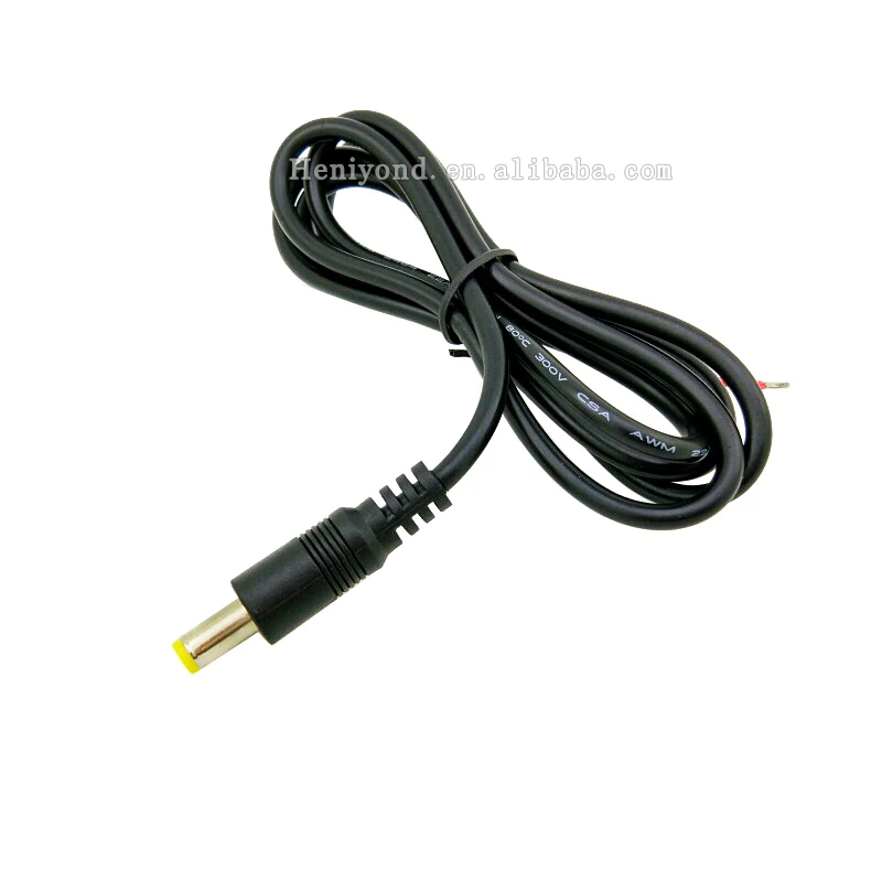 10Pcs New 5.5mm x 2.1mm DC Power Male cable Jack Adapter Connector Plug for CCTV cable LED Light  line