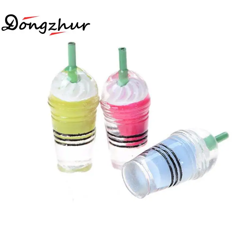 

Dongzhur 1/6 1/12 Ice Cream Cup Miniature Dollhouse Accessories Cooking Ice Cream Cup Simulation Food Drink Model Dollhouse Toy
