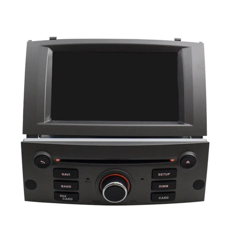 JDASTON Android 10 автомобильный dvd-плеер для peugeot 407 2004-2010 gps навигация Мультимедиа стерео 1 Din автомагнитола wifi ips экран SD - Цвет: Silver