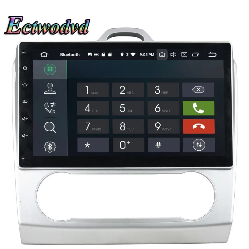 Flash Deal Ectwodvd Octa Core 4G RAM 64G ROM Android 9.0 Car Multimedia DVD Player GPS HeadUnit for Ford Focus 2007 2008 2009 2010 2011 AT 8