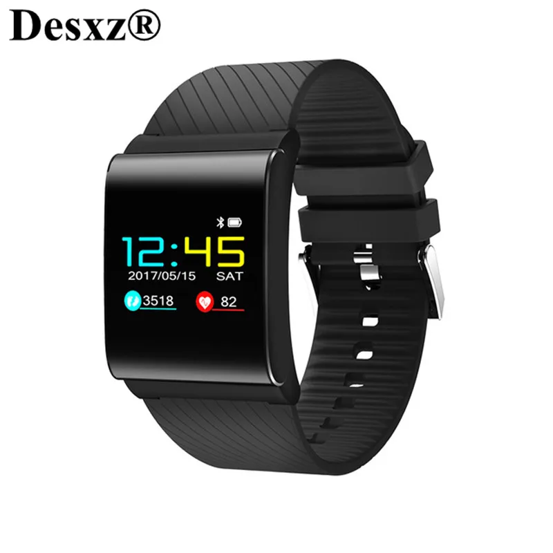 

Desxz Smart Watch Bracelet Band Color OLED Blood Pressure Blood Oxygen Monitor Heart Rate Fitness Tracker Wristbands Women Men