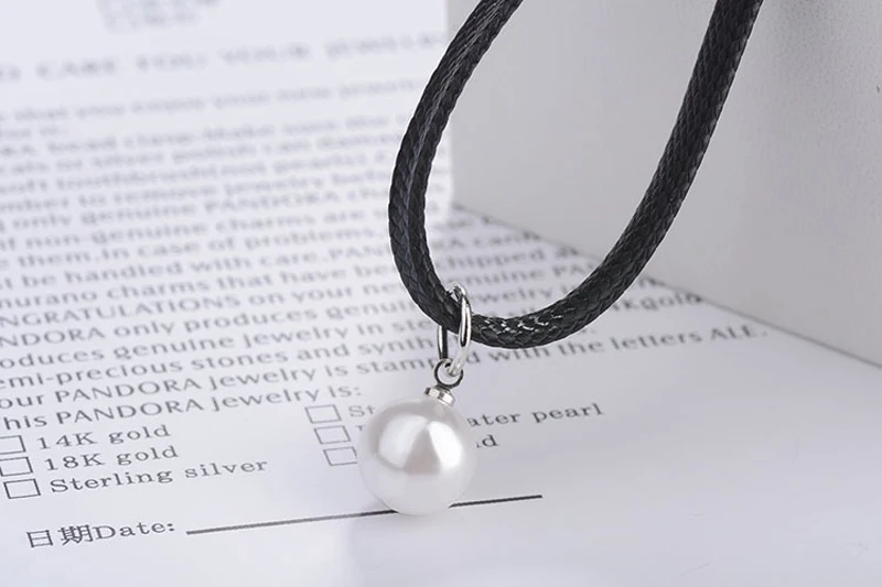 Yanleyu Silver Color Choker Necklace Black Leather Velvet Strip Woman Collar Party Jewelry Simulated Pearl Accessories PN016