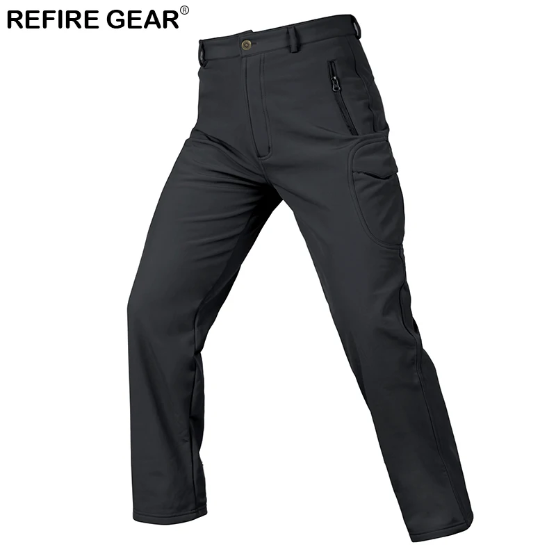 Refire gear камуфляжные уличные походные брюки мужские водонепроницаемые походные брюки зимние ветрозащитные мягкие теплые флисовые брюки