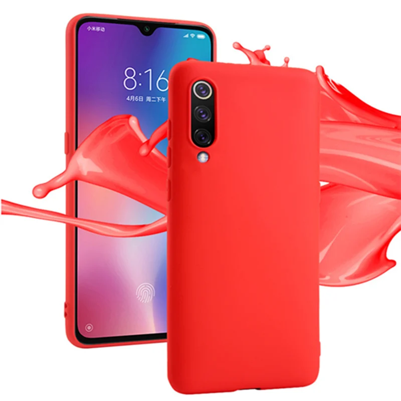 

Liquid Silicone Shell For Xiaomi Mi9 SE Mi6 Mi8 Mix 2S Max 3 Smooth Candy Color Silicon Case For Redmi 6 6A Note 7 Phone Cover