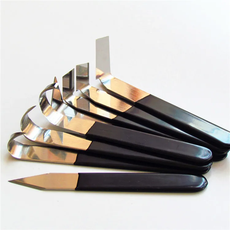 8pcs High quality stainless steel repaired embryo knife Clay pottery tools art supplies
