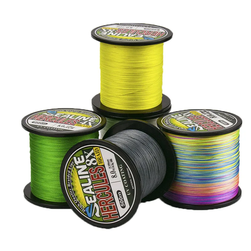 

1000m Gray 4 Strands Weaves PE Fishing Line Ultra-high Strength Multifilament Wearproof Sea Rod Line Fishing Accessory Drop JC