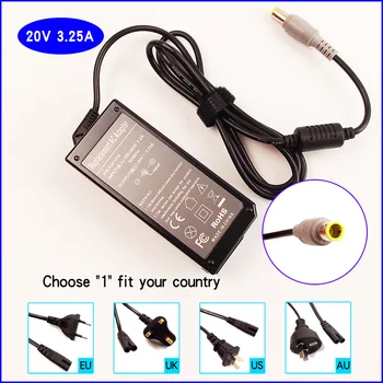 

20V 3.25A Laptop PC Ac Adapter Battery Charger Power Supply Cord for IBM / Lenovo / Thinkpad R60 R61 R60e R61e R60i R61i