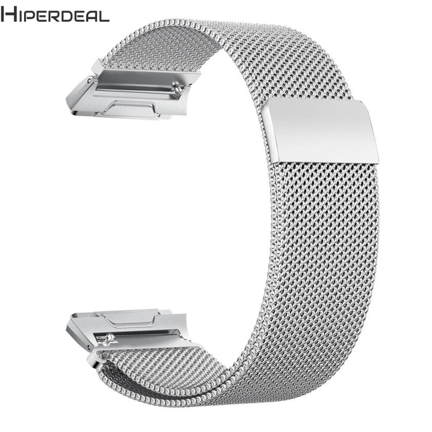 HIPERDEAL браслет из нержавеющей стали Quick Release Fit ремешок для Fitbit Ionic Hot 17Dec22 Прямая поставка F