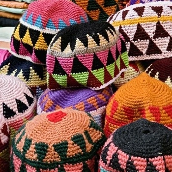 Colorful Head Wear For Sale  Luxor  Egypt Poster Print by Adam Jones (24 x 35)