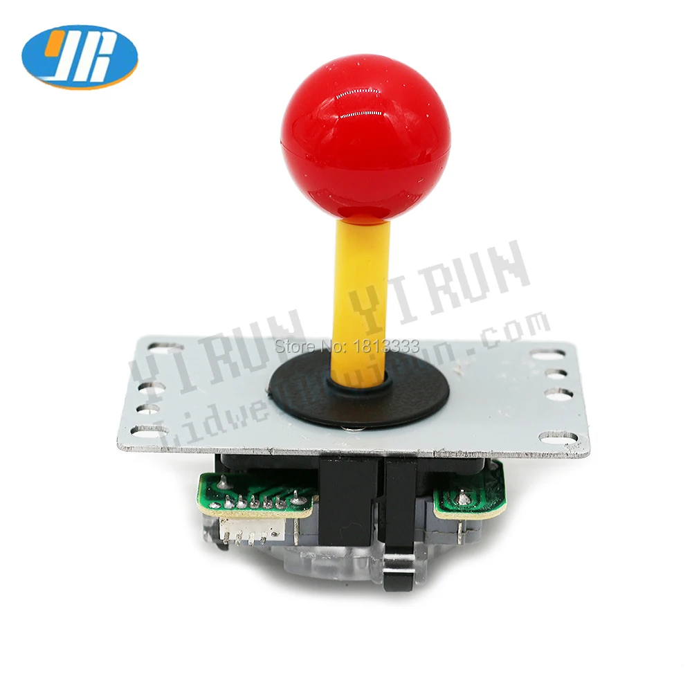 

Zero Delay Arcade Joystick Copy SANWA Arcade Stick Fighting Rocker With Red Ball Round Restrictor Gate