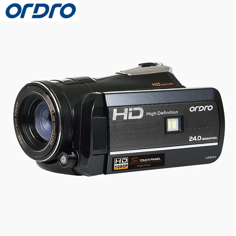 Ordro HD Цифровая камера 18X24,0 Мп фото рефлекс Wifi камеры видео-Рекордеры CMOS ночного видения видеокамеры