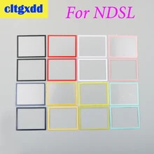 Cltgxdd capa de substituição para tela de lcd, substituição de plástico para console de jogos ndsl lente plástica