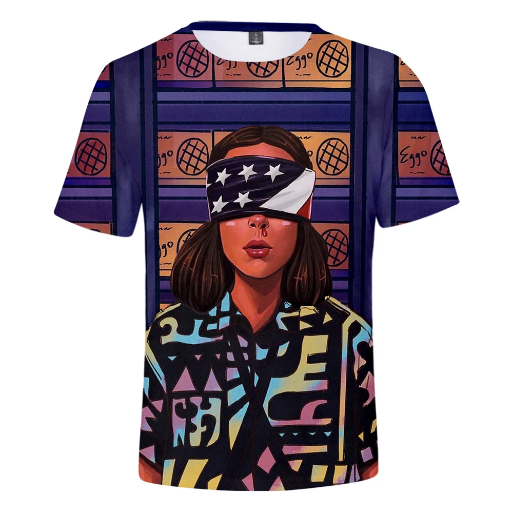 

2019 Stranger things t shirt Harajuku tshirts men Clothes streetwear harajuku Short Sleeve Kpop pops Tees Plus Size Street style
