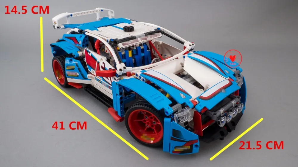 

NEW Technic Genuine Rally Car fit legoings Technic city model Building Blocks Bricks Toy fit 42077 gift kids set city