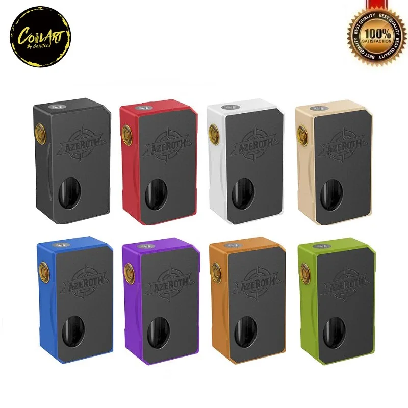 Original CoilART Azeroth Squonk Mod Vape Box Compatible with 18650/20700/21700 Battery Fit RDTA RTA RDA Tank Mechanical | Электроника