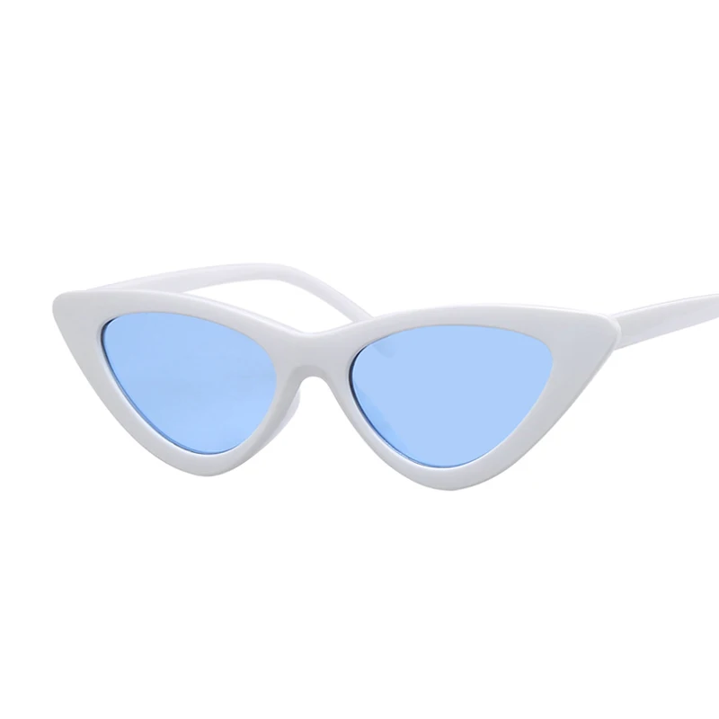 Солнцезащитные очки "кошачий глаз" для женщин, фирменный дизайн, Ретро стиль, солнцезащитные очки для женщин, винтажные маленькие очки "кошачий глаз", Oculos De Sol