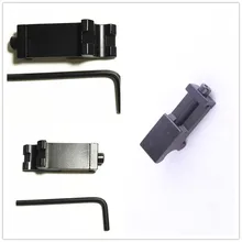 Одна сторона 45 градусов угол смещения 20 мм для Вивера Пикатинни Тактический алюминиевый ткач защита рук для направляющей Пикатинни