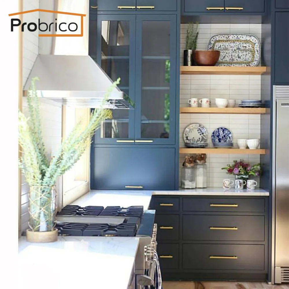 Probrico 100 قطع الفولاذ المقاوم للصدأ الذهب قطر 12 ملليمتر ثقب مركز 2 \