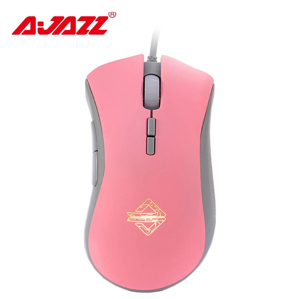Ajazz AJ118 Проводная игровая мышь 7 кнопок 800/1200/1600/2400 Регулируемая DPI USB PC Gamer