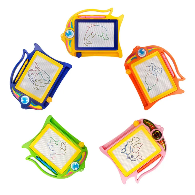 

Drawing board color magnetic children's mini small board puzzle toy environmentally friendly can be reused