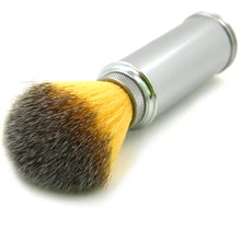 Мужская кисть для бритья, роскошная щетина барсука, бритва для бритья, щетка для бороды, кисточка для бритья, гребень для бороды, инструмент для очистки, металлическая основа