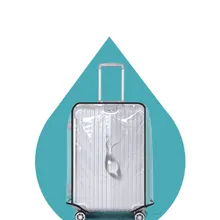 Универсальный Водонепроницаемый защитный чехол для чемодана Чехол Дорожный чехол для одежды чехол сумка porta abiti