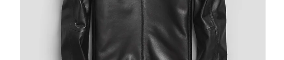 Autumn New Leather Genuine Jacket Men Simple Casual Business Leather Jacket Sheepskin Male Luxury Fashion jaqueta de couro