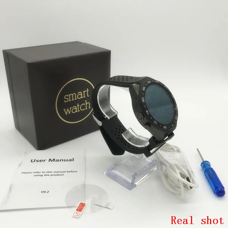 Kingwear kw88 ОС Android 5.1 Смарт часы Электроника android 1.39 дюймов MTK6580 SmartWatch Phone Support 3G Wi Fi PK dz09