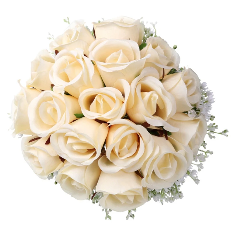 Свадебные цветы для невесты, Романтическая свадьба, красочные Гипсофилы, букет невесты, белые, зеленые, бежевые Свадебные букеты