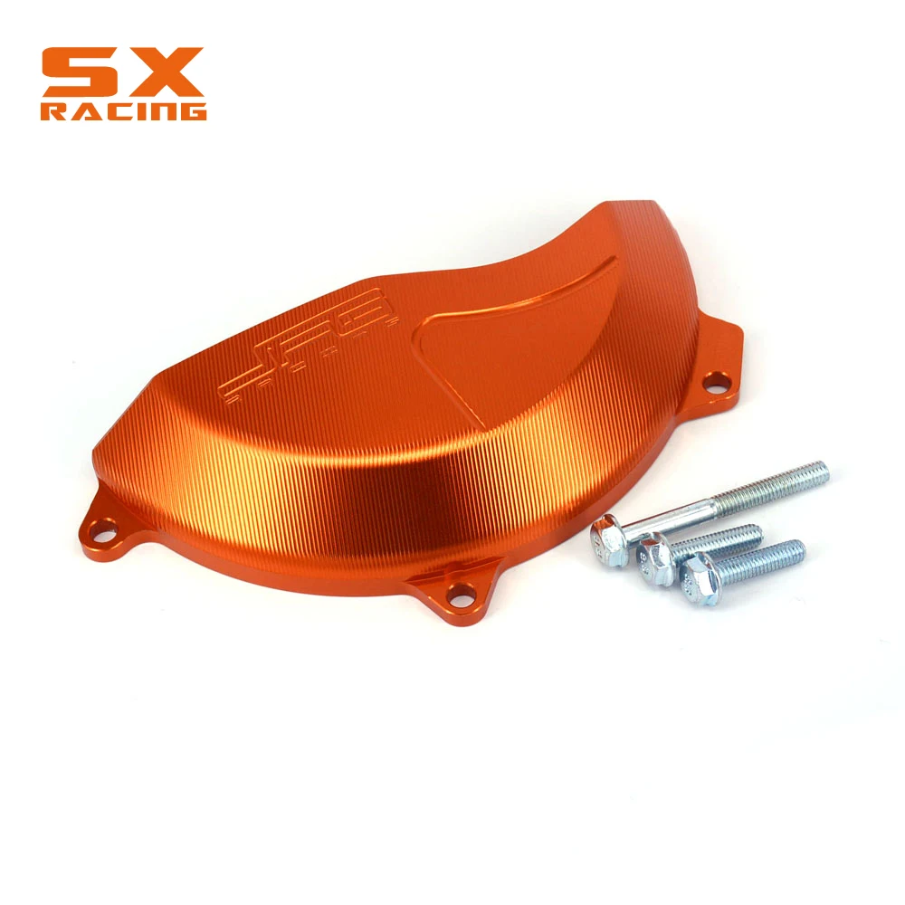 Motorcycle Cnc Orange Right Side Engine Case Protector Cover Guard For