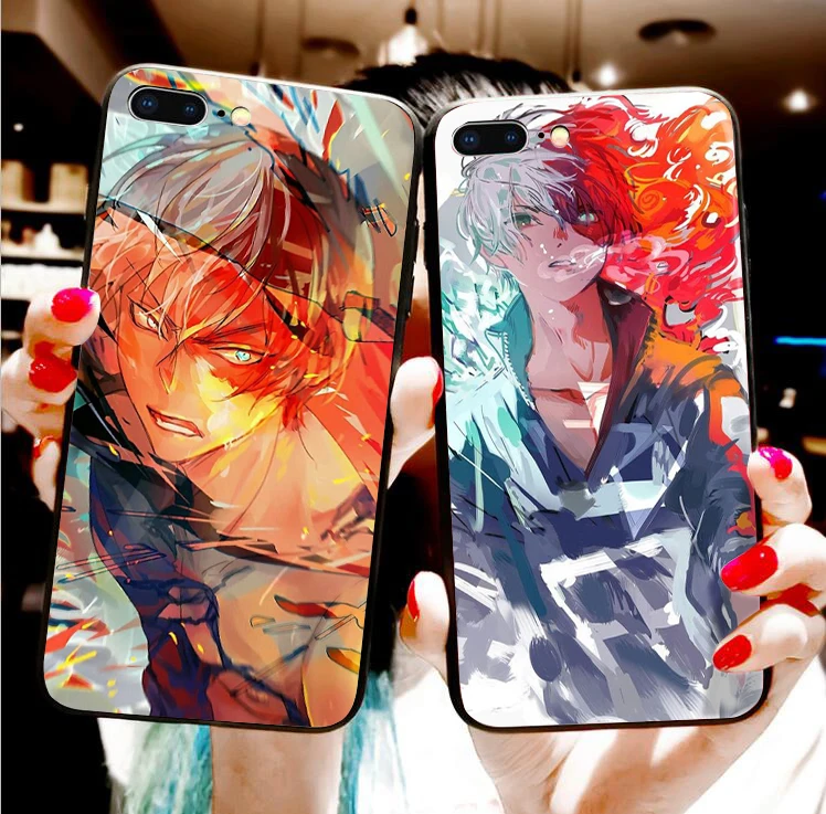 Чехол для телефона My Hero Academia аниме Todoroki BNHA чехол iPhone XS MAX XR X 8Plus 8 7Plus 7 6s Plus 6Plus 6