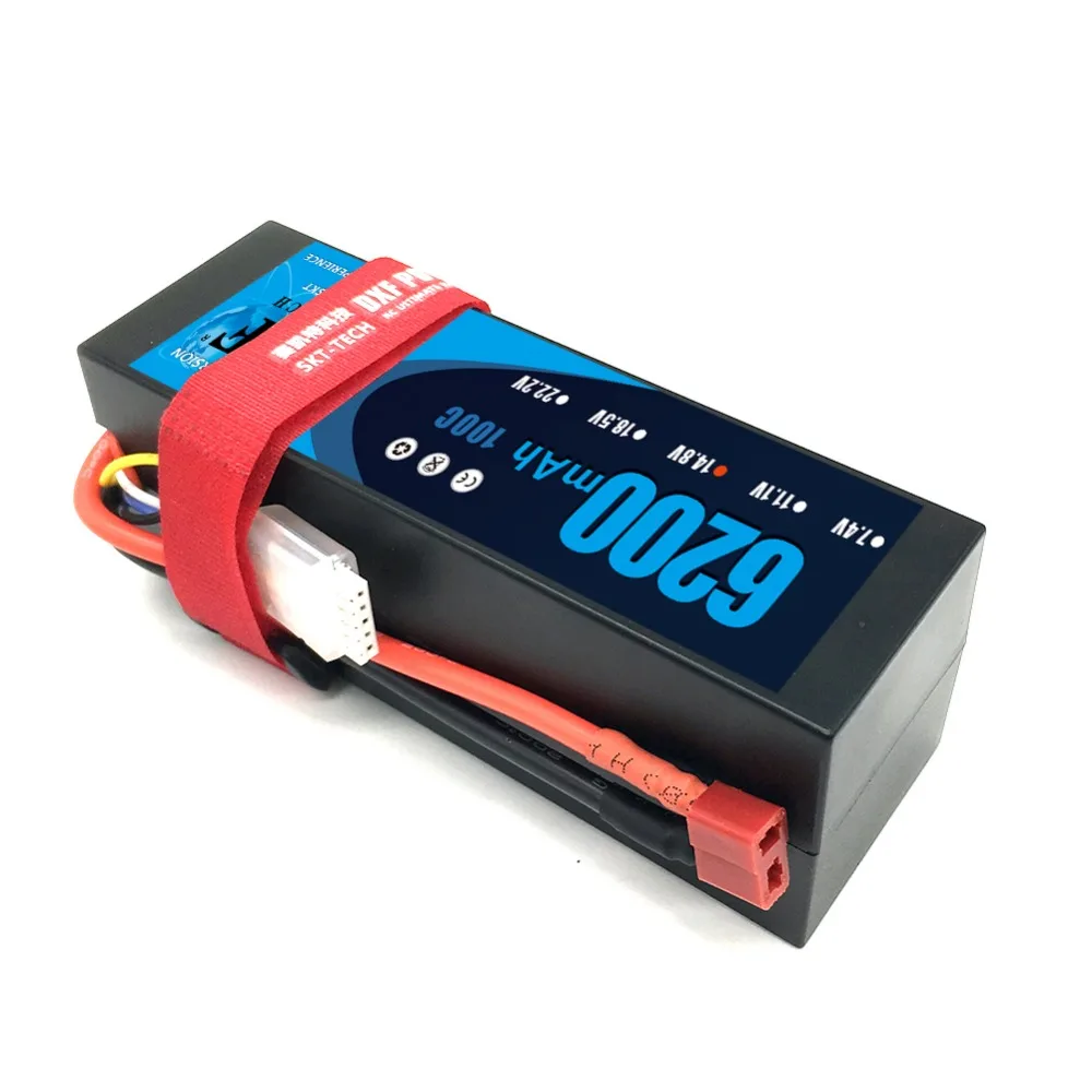 DXF POWER 6200mAh Lipo 4S 14,8 V 100C 200C жесткий чехол литий-полимерная батарея для RC автомобиля Лодка Дрон робот FPV грузовик