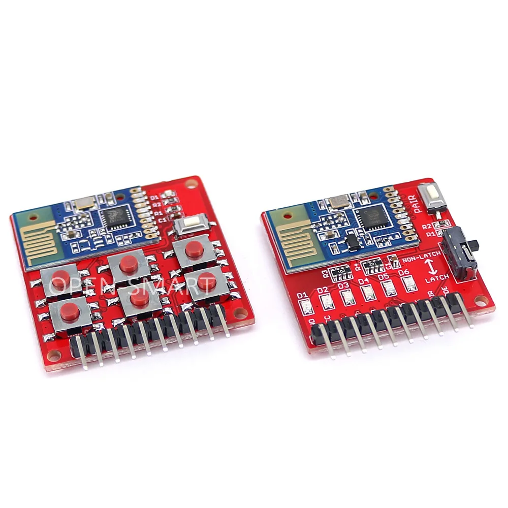 OPEN-SMART 2.4G Wireless Switch Remote Kit 6 Channel Transmitter Receiver Module Without Programming for DIY Onboard Pair Button OPEN-SMART 2.4G Wireless Switch Remote Kit 6 Channel Transmitter Receiver Module Without Programming for DIY Onboard Pair Button