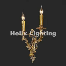 Горячая Распродажа! Классический золотой Латунный настенный светильник, настенный светильник для помещений, медный настенный светильник, декоративный светильник, AC, гарантия