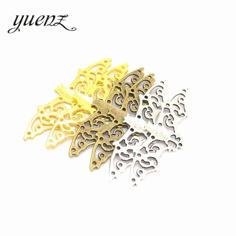 

YuenZ 7pcs 3 colour Antique Silver color animal bat Charm fit for Bracelets Necklace DIY Metal Jewelry Making 53*16mm D510