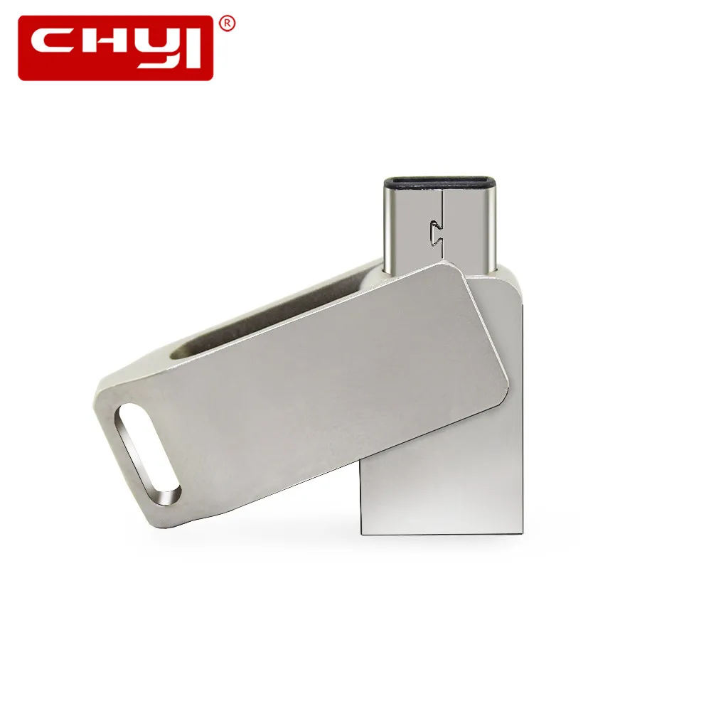 USB Flash Drive 32GB OTG Metal USB 3.0 Pen Drive 64GB Type C Flash