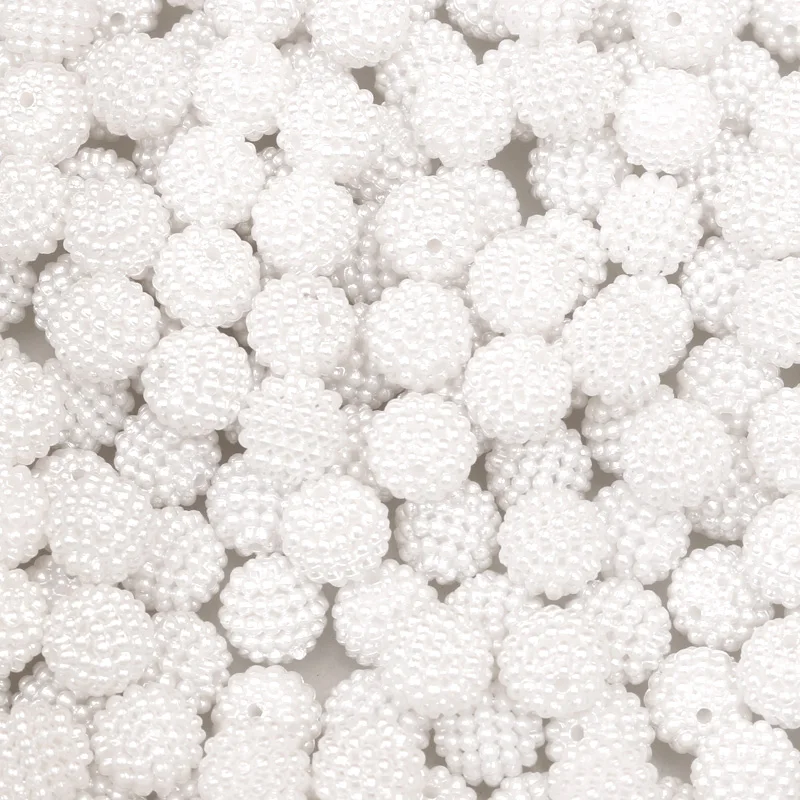 Белые жемчужные бусины Waxberry 50 шт. для маркировки ювелирных изделий браслетов