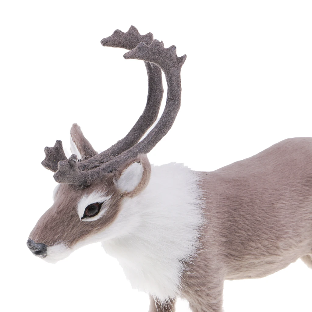 Plush Reindeer Doll Christmas Tree Decoration Xmas Family Party ELK Ornament