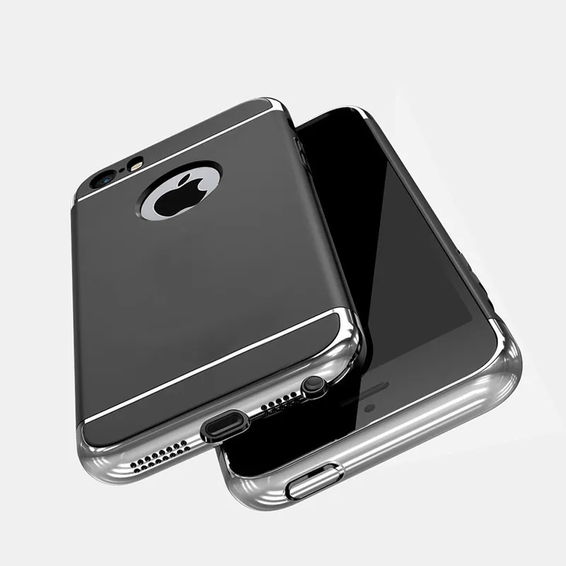 Роскошный Твердый комбинированный чехол 3 в 1 для Apple iphone 5 SE 360 полная защита