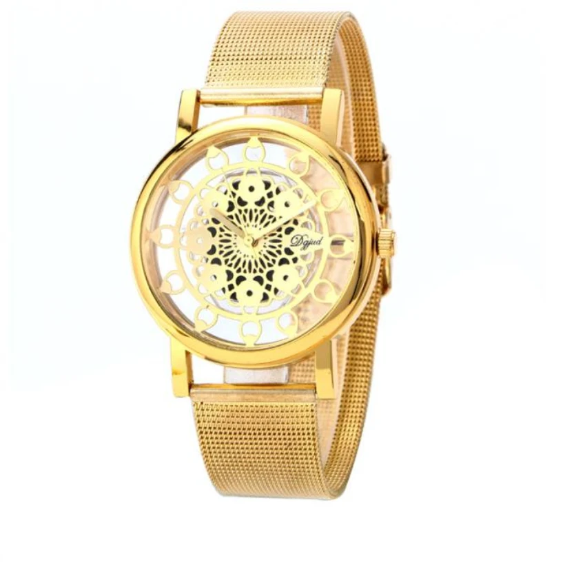 

Creative Quartz Watch Women Ladies Phoenix Automatic Mechanical Hollow-out Stainless Steel Wrist casual Movement Watch
