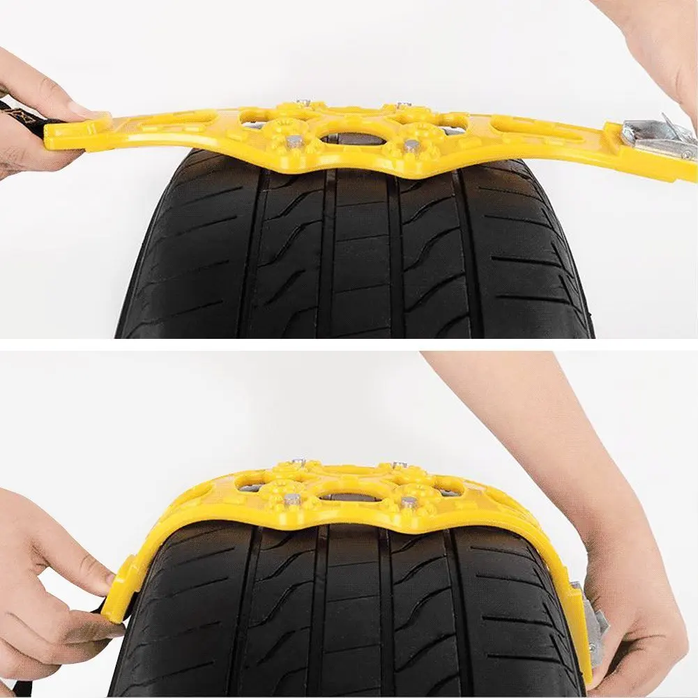 Easy to Install Snow Tire Chains Anti-slip Chains Fit for Most Car SUV Truck