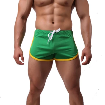 

Men Fitness Breathable Shorts Mens Professional Bodybuilding Boxer Trunks Beach Board Shorts Joggers Work Out Bottoms