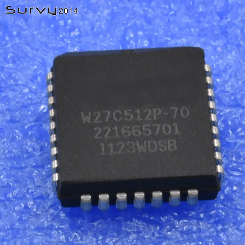 1/5/10 шт W27C512P 70 PLCC 64K X 8 электрические стираемые EPROM 32 булавки|Интегральные схемы| |