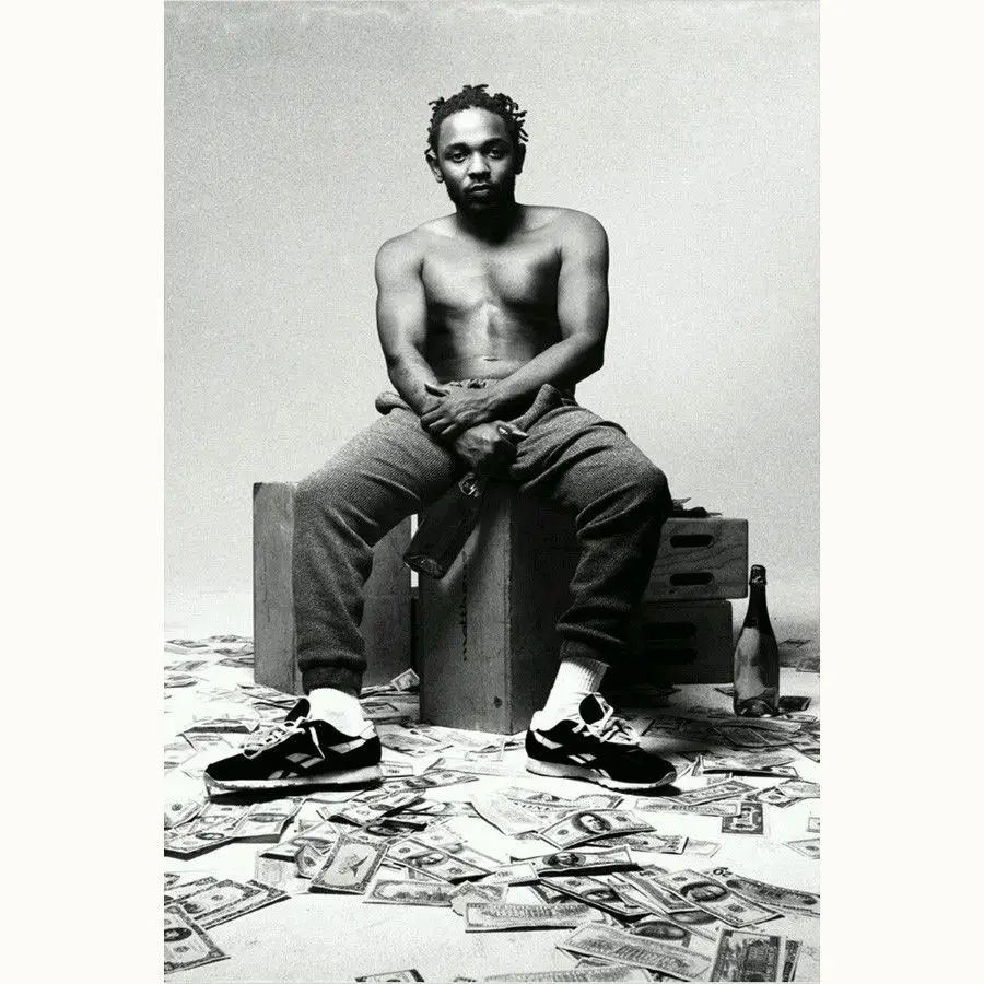 Hot Kendrick Lamar To Pimp a Butterfly Hip-Silk Art Poster Wall Sicker Decoration Gift