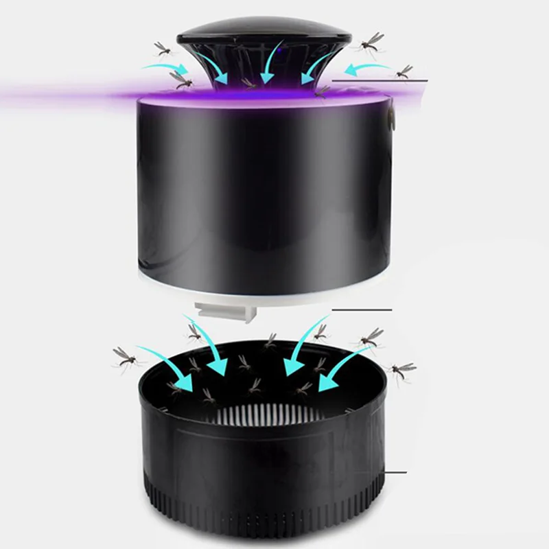 Mosquito killer lamp Electric Mosquito killer USB Electronics anti mosquito Trap LED Night Light Lamp Bug insect killer Lights (8)